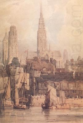 Richard Parkes Bonington Rouen from the Qualis (nn03) china oil painting image